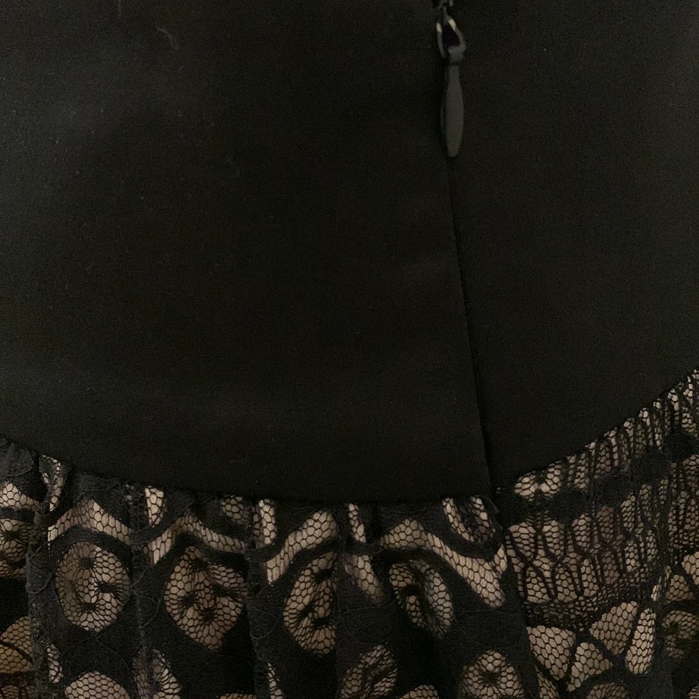 Grass Collections Black Lace Corset Style Mini  7 - Picture 8 of 11